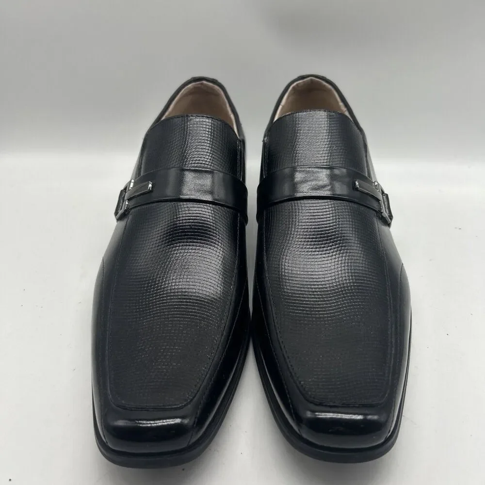 Stacy Adams Dress Shoes Mens 7.5 Black Patent Leather Gala‎ Formal